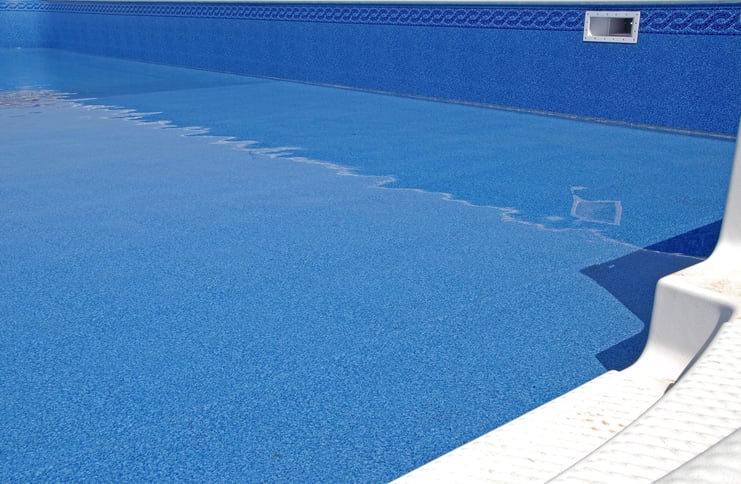 pin holes in above ground pool liner